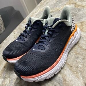 Hoka One One Clifton 7 Women's Black Iris, Blue Haze 1110509 BIBH size 7